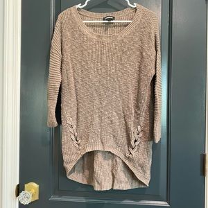 Brown Knit Express Sweater